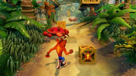 breaking metal boxes Crash Bandicoot